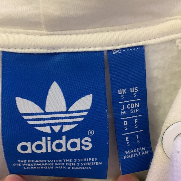 White Adidas Hoodie - Picture 3 of 3